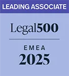 The Legal 500 EMEA 2025 - Leading Associate in Banking, Finance and Capital Markets